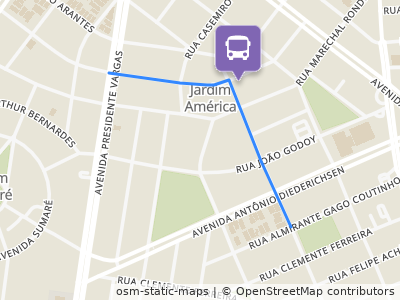 Mapa da parada