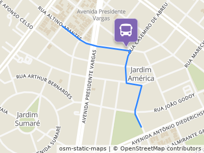 Mapa da parada