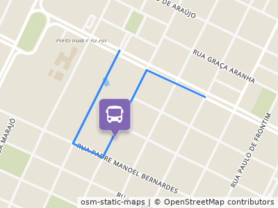 Mapa da parada