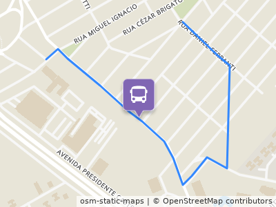 Mapa da parada