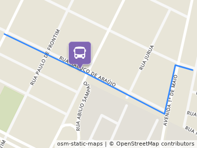 Mapa da parada