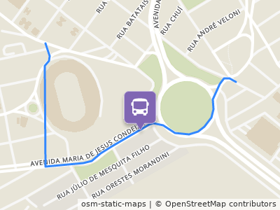 Mapa da parada