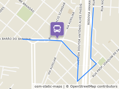 Mapa da parada