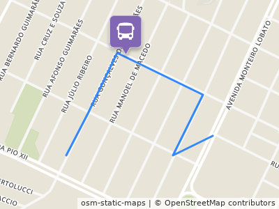 Mapa da parada