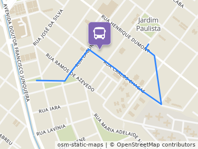 Mapa da parada