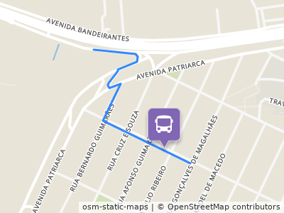 Mapa da parada