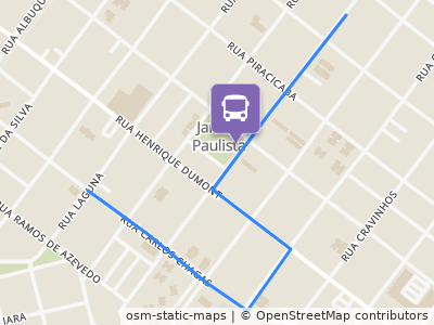 Mapa da parada