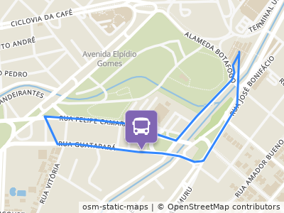 Mapa da parada