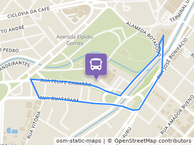 Mapa da parada