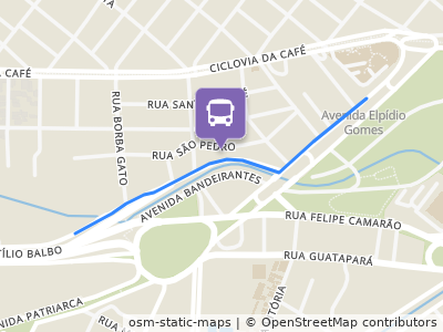 Mapa da parada