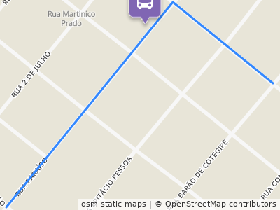 Mapa da parada