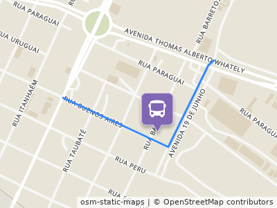 Mapa da parada