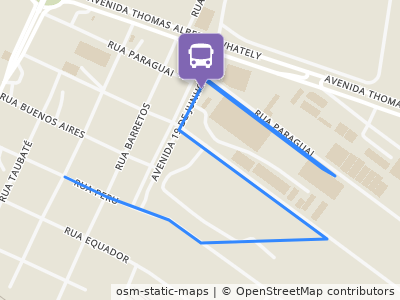 Mapa da parada