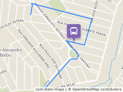 Mapa da parada