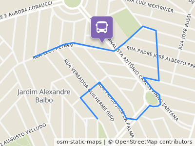 Mapa da parada