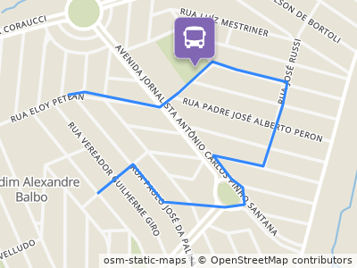 Mapa da parada