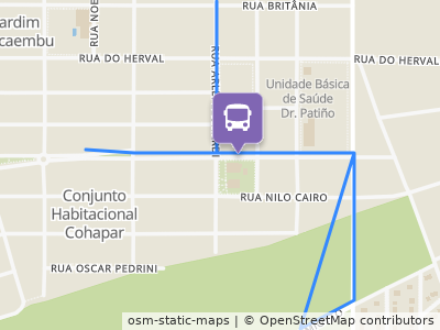 Mapa da parada