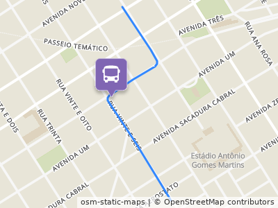 Mapa da parada