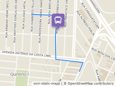 Mapa da parada