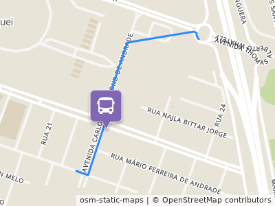 Mapa da parada