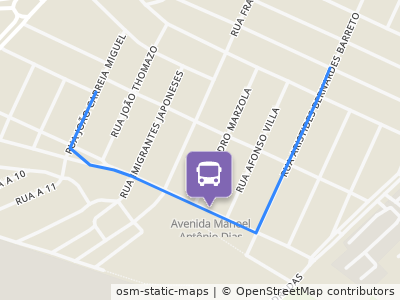 Mapa da parada