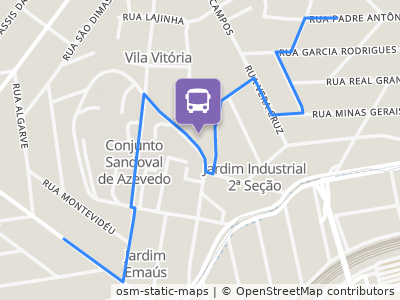 Mapa da parada