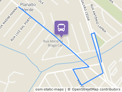 Mapa da parada