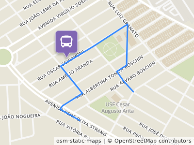 Mapa da parada