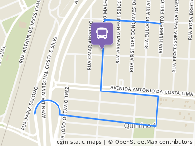Mapa da parada