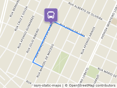 Mapa da parada