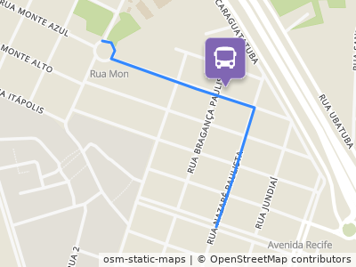 Mapa da parada