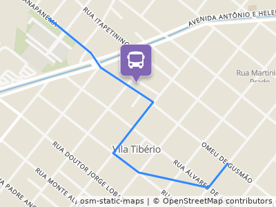 Mapa da parada