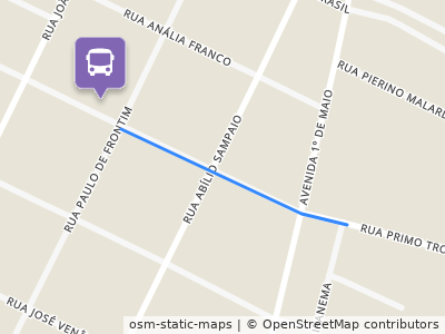 Mapa da parada