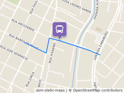 Mapa da parada