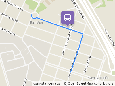 Mapa da parada