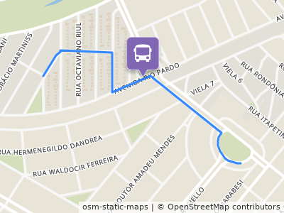 Mapa da parada