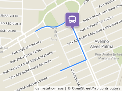 Mapa da parada
