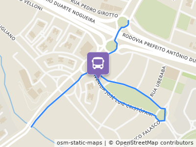 Mapa da parada