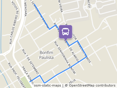 Mapa da parada