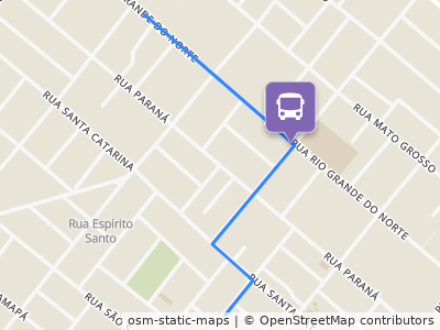 Mapa da parada