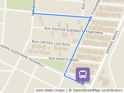 Mapa da parada