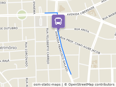 Mapa da parada