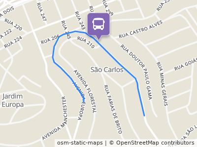 Mapa da parada