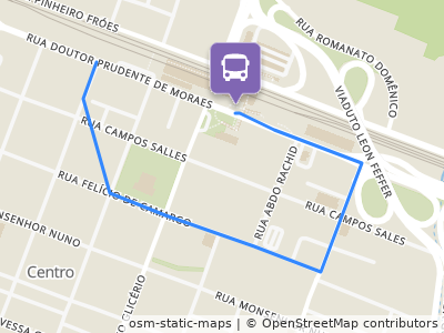 Mapa da parada
