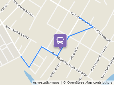 Mapa da parada