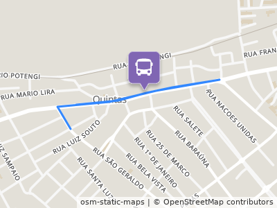 Mapa da parada