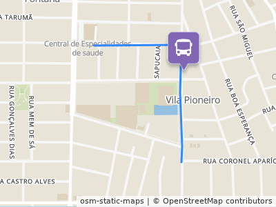 Mapa da parada