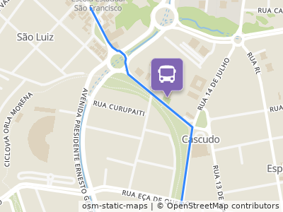 Mapa da parada