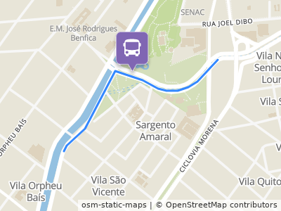 Mapa da parada
