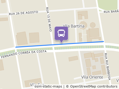 Mapa da parada